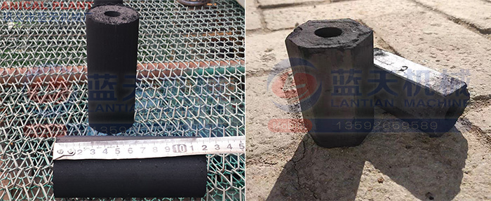 全自動(dòng)木炭機(jī)生產(chǎn)線樣品